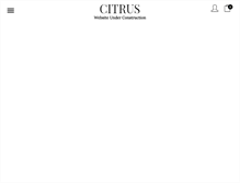Tablet Screenshot of citrusfashions.com